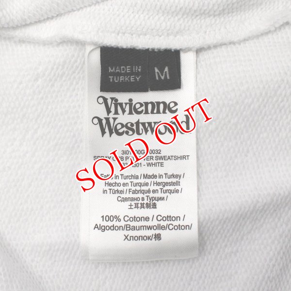 画像4: VIVIENNE WESTWOOD ヴィヴィアンウエストウッド 3I01000G-J0032-PO-A301 SPRAY ORB PULLOVER スウェットパーカー フーディ メンズ #M (4)