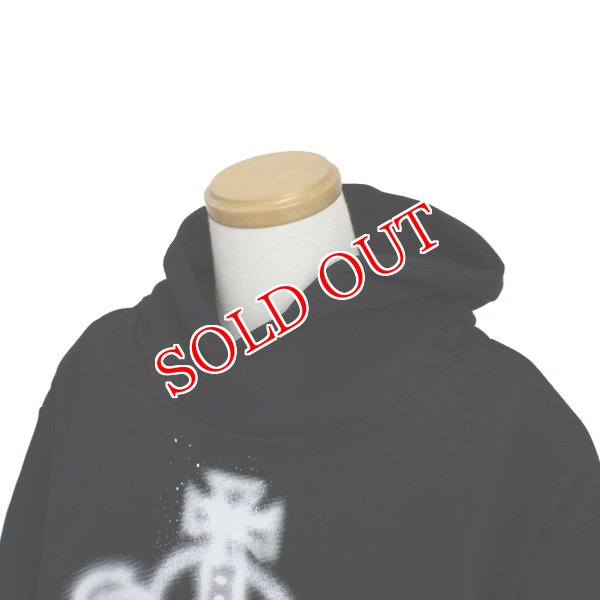 画像5: VIVIENNE WESTWOOD ヴィヴィアンウエストウッド 3I01000G-J0032-PO-N306 SPRAY ORB PULLOVER スウェットパーカー フーディ メンズ #XS (5)