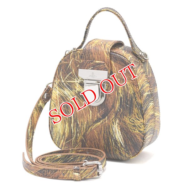 画像1: Vivienne Westwood ヴィヴィアン ウエストウッド 43030051-41036-O301 HAIR PRINT ショルダーバッグ HAIR PRINT Dolce Crossbody レディース (1)