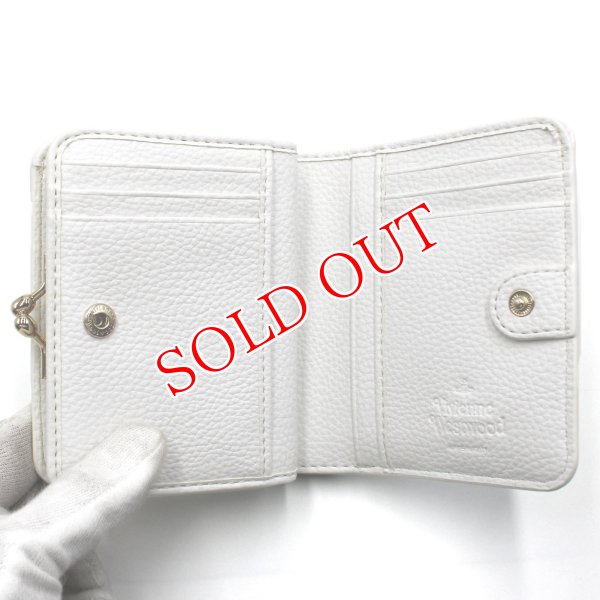 画像4: VIVIENNE WESTWOOD ヴィヴィアンウエストウッド 51010058U-S000D-A405 RE-VEGAN WALLET FR PKT 財布 2つ折り財布 レディース (4)