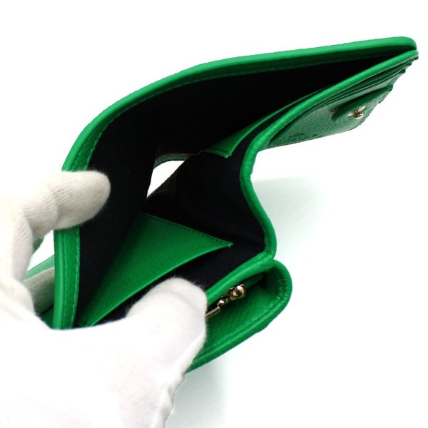 画像5: VIVIENNE WESTWOOD ヴィヴィアンウエストウッド 51010058U-S000D-M403 RE-VEGAN WALLET FR PKT 財布 2つ折り財布 レディース (5)