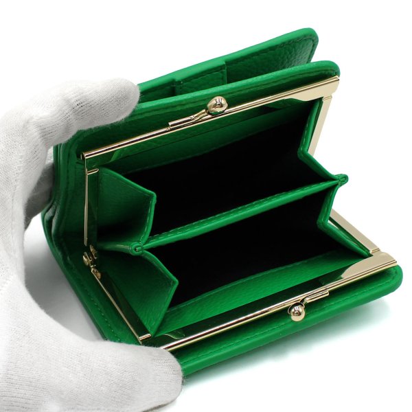 画像6: VIVIENNE WESTWOOD ヴィヴィアンウエストウッド 51010058U-S000D-M403 RE-VEGAN WALLET FR PKT 財布 2つ折り財布 レディース (6)