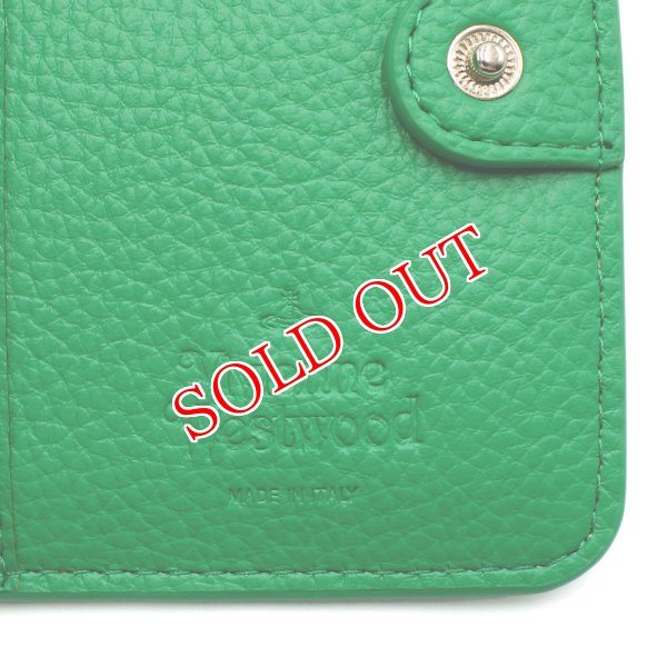 画像7: VIVIENNE WESTWOOD ヴィヴィアンウエストウッド 51010058U-S000D-M403 RE-VEGAN WALLET FR PKT 財布 2つ折り財布 レディース (7)