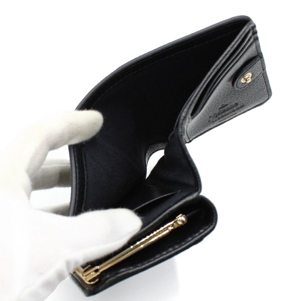 画像5: VIVIENNE WESTWOOD ヴィヴィアンウエストウッド 51010058U-S000D-N402 RE-VEGAN WALLET FR PKT 財布 2つ折り財布 レディース (5)