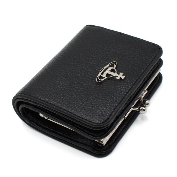 画像3: VIVIENNE WESTWOOD ヴィヴィアンウエストウッド 51010058U-S000D-N403 RE-VEGAN WALLET FR PKT 財布 2つ折り財布 レディース (3)