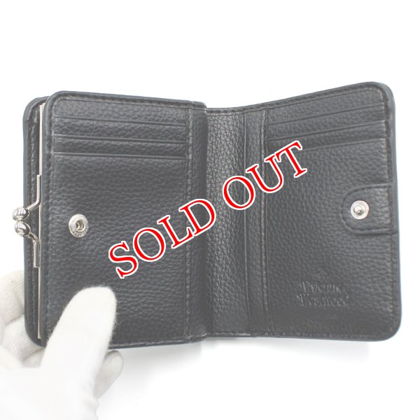 画像4: VIVIENNE WESTWOOD ヴィヴィアンウエストウッド 51010058U-S000D-N403 RE-VEGAN WALLET FR PKT 財布 2つ折り財布 レディース (4)