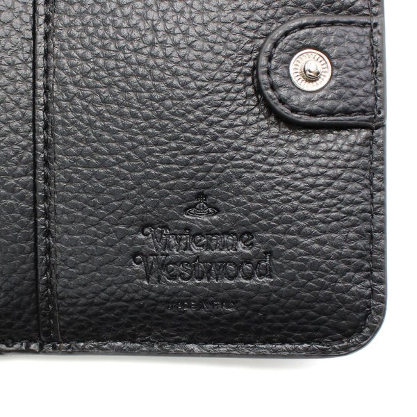 画像7: VIVIENNE WESTWOOD ヴィヴィアンウエストウッド 51010058U-S000D-N403 RE-VEGAN WALLET FR PKT 財布 2つ折り財布 レディース (7)
