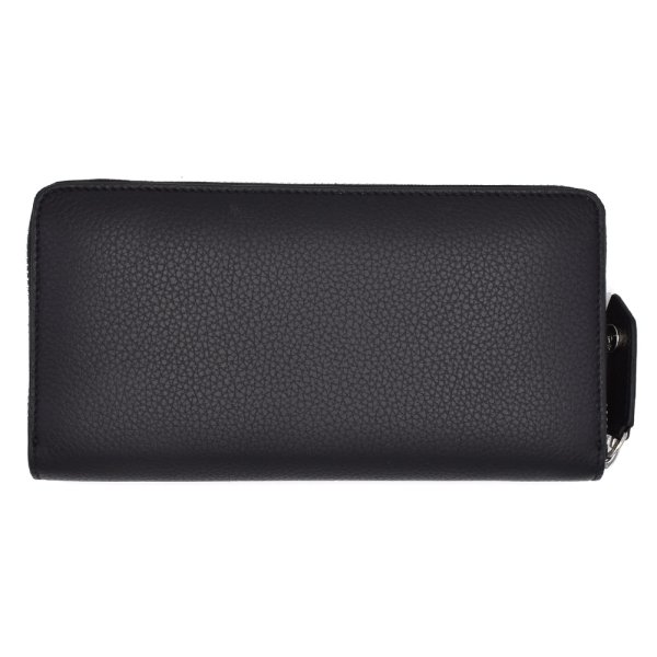 画像2: Vivienne Westwood ヴィヴィアン ウエストウッド 51050022-L001J-N401 長財布 GRAIN LEATHER ZIP ROUND WALLET レディース (2)
