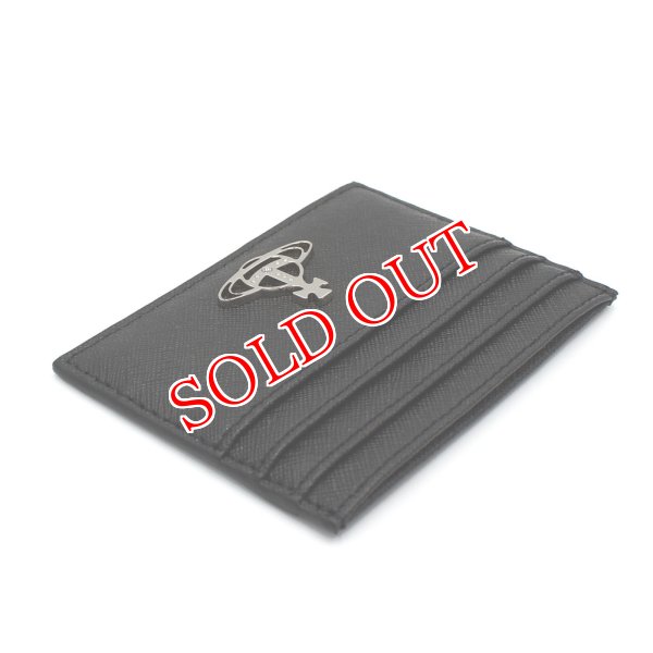 画像3: VIVIENNE WESTWOOD ヴィヴィアンウエストウッド 51120004-L001N-N402 SAFFIANO CARD HOLDER カードケース カードホルダー メンズ レディース ユニセックス (3)