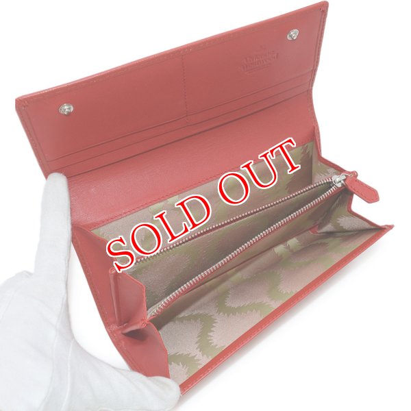 画像4: Vivienne Westwood ヴィヴィアン ウエストウッド 51120005-40187-H402 RED 長財布 Pimlico Long Card Holder レディース (4)