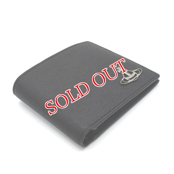 画像3: VIVIENNE WESTWOOD ヴィヴィアンウエストウッド 51120008U-S000B-N401 SAFFIANO MAN BILLFOLD 財布 2つ折り財布 メンズ (3)