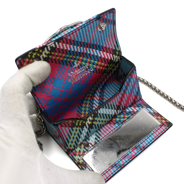 画像4: VIVIENNE WESTWOOD ヴィヴィアンウエストウッド 53040013-S000V-LA-O102 LIPSTICK CASE ケース ポーチ バッグ レディース (4)