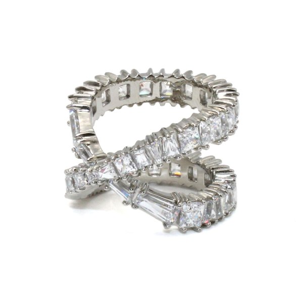 画像1: SWAROVSKI スワロフスキー 5677630 Hyperbola 52 リング 指輪 アクセサリー レディース (1)