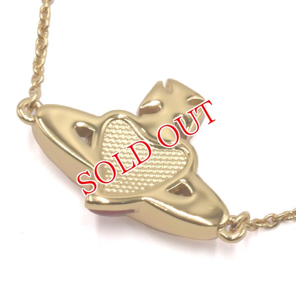 画像3: Vivienne Westwood ヴィヴィアン ウエストウッド 6102021T-02R654 NEW DIAMANTE HEART BRACELET ブレスレット レディース (3)