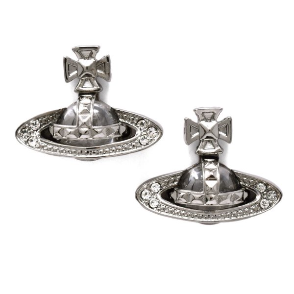 画像1: Vivienne Westwood ヴィヴィアン ウエストウッド 62010131-02S105 PINA BAS RELIEF EARRINGS ピアス レディース (1)
