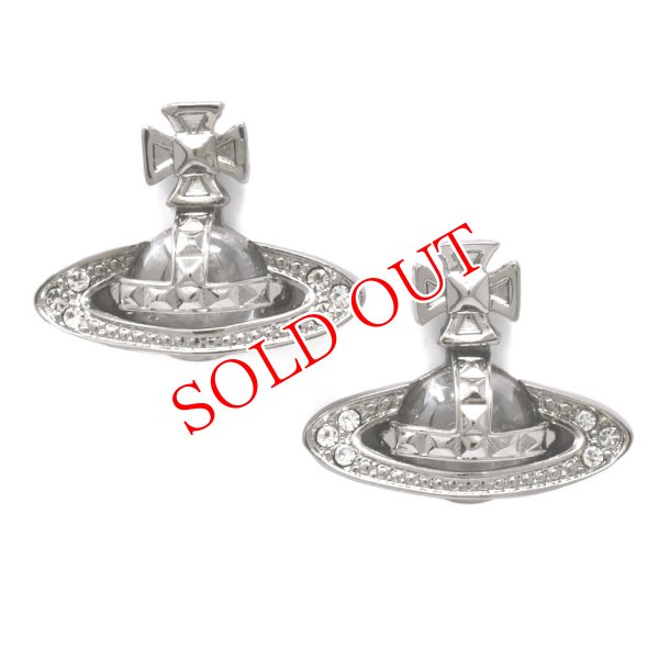 画像1: Vivienne Westwood ヴィヴィアン ウエストウッド 62010131-02S105 PINA BAS RELIEF EARRINGS ピアス レディース (1)