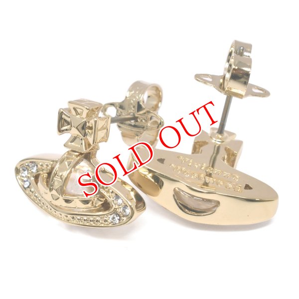 画像3: Vivienne Westwood ヴィヴィアン ウエストウッド  62010131-R108-CN PINA BAS RELIEF EARRINGS ピアス レディース (3)