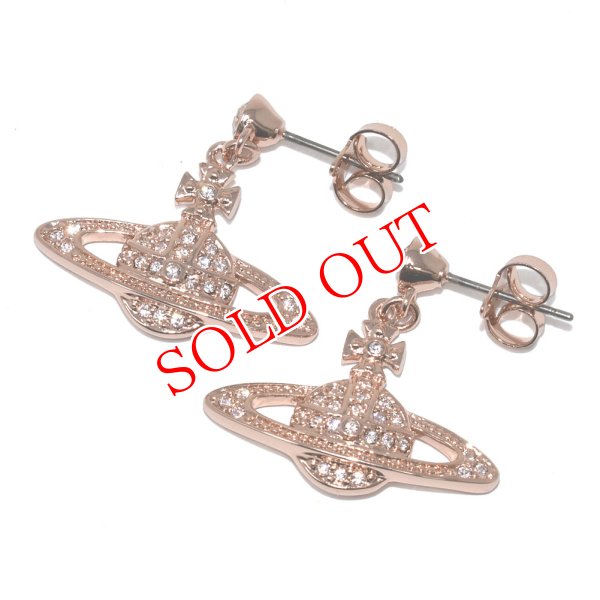 画像1: Vivienne Westwood ヴィヴィアン ウエストウッド 62020025-02G120 MINI BAS RELIEF DROP EARRINGS ピアス レディース (1)