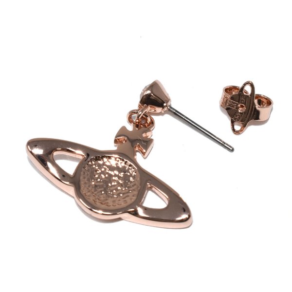 画像2: Vivienne Westwood ヴィヴィアン ウエストウッド 62020025-02G120 MINI BAS RELIEF DROP EARRINGS ピアス レディース (2)