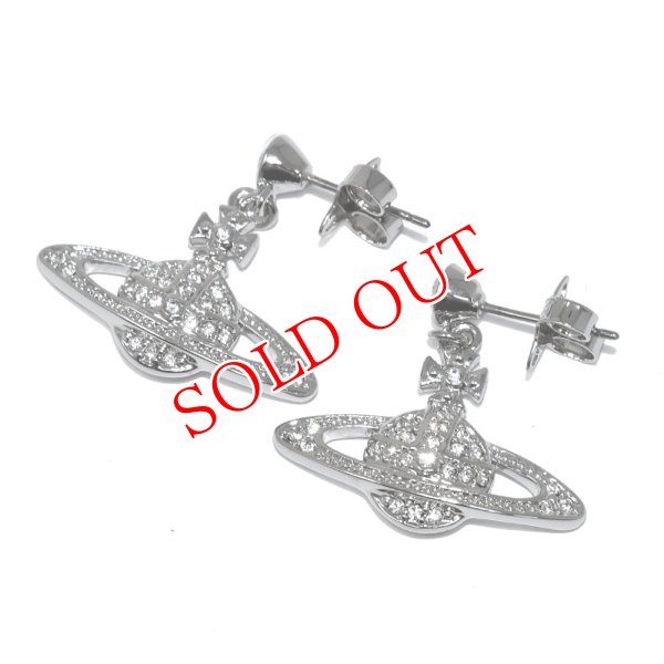 画像1: Vivienne Westwood ヴィヴィアン ウエストウッド 62020025-02P116 MINI BAS RELIEF DROP EARRINGS ピアス レディース (1)