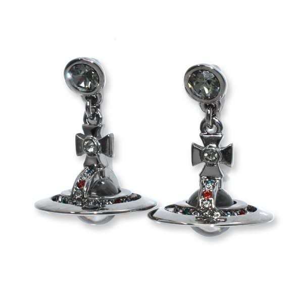 画像1: Vivienne Westwood ヴィヴィアン ウエストウッド 62020032-02S001 NEW PETITE ORB EARRINGS ピアス メンズ レディース (1)
