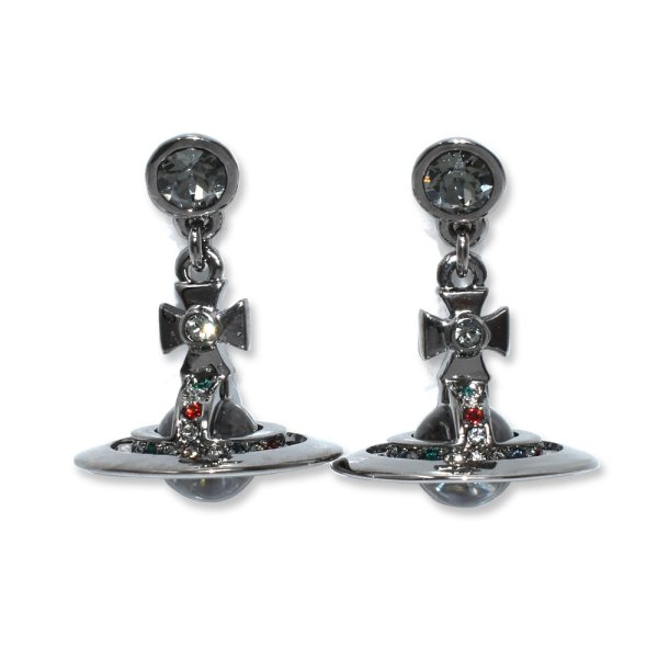 画像2: Vivienne Westwood ヴィヴィアン ウエストウッド 62020032-02S001 NEW PETITE ORB EARRINGS ピアス メンズ レディース (2)