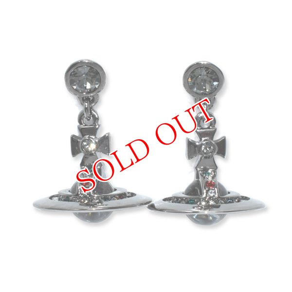 画像2: Vivienne Westwood ヴィヴィアン ウエストウッド 62020032-02S001 NEW PETITE ORB EARRINGS ピアス メンズ レディース (2)