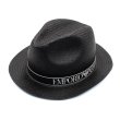 画像1: EMPORIO ARMANI エンポリオアルマーニ 627884-2R572-00020 ハット 帽子 麦わら帽子 メンズ (1)