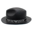 画像2: EMPORIO ARMANI エンポリオアルマーニ 627884-2R572-00020 ハット 帽子 麦わら帽子 メンズ (2)