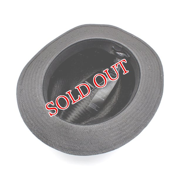 画像3: EMPORIO ARMANI エンポリオアルマーニ 627884-2R572-00020 ハット 帽子 麦わら帽子 メンズ (3)