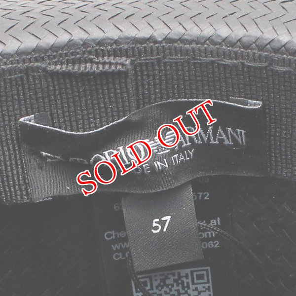 画像4: EMPORIO ARMANI エンポリオアルマーニ 627884-2R572-00020 ハット 帽子 麦わら帽子 メンズ (4)