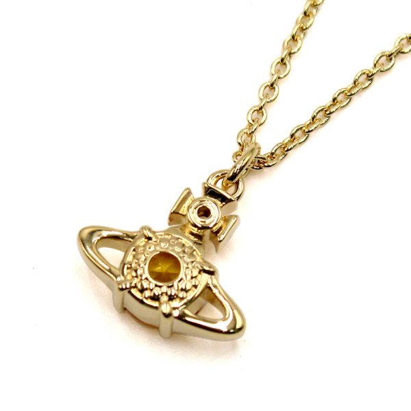 画像2: Vivienne Westwood ヴィヴィアン ウエストウッド 63020095-02R700 REINA PENDANT GOLD/LIGHT ネックレス レディース (2)