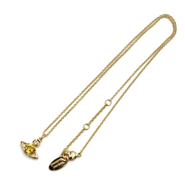 画像3: Vivienne Westwood ヴィヴィアン ウエストウッド 63020095-02R700 REINA PENDANT GOLD/LIGHT ネックレス レディース (3)