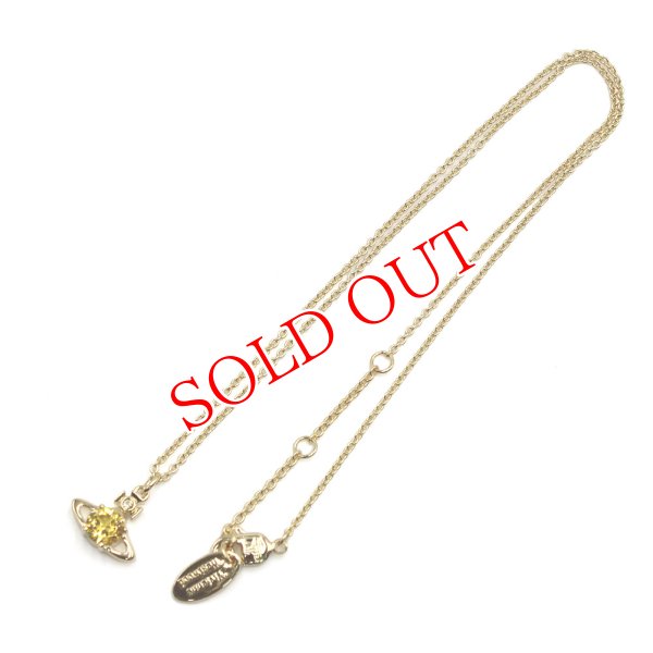 画像3: Vivienne Westwood ヴィヴィアン ウエストウッド 63020095-02R700 REINA PENDANT GOLD/LIGHT ネックレス レディース (3)