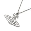 画像1: Vivienne Westwood ヴィヴィアン ウエストウッド 63020259-02W003 THIN LINES FLAT ORB PENDANT ネックレス ネック レディース (1)