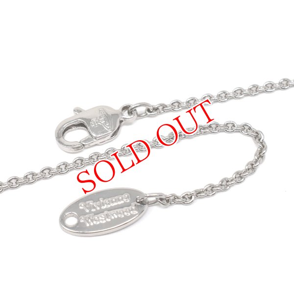 画像4: Vivienne Westwood ヴィヴィアン ウエストウッド 63020259-02W003 THIN LINES FLAT ORB PENDANT ネックレス ネック レディース (4)