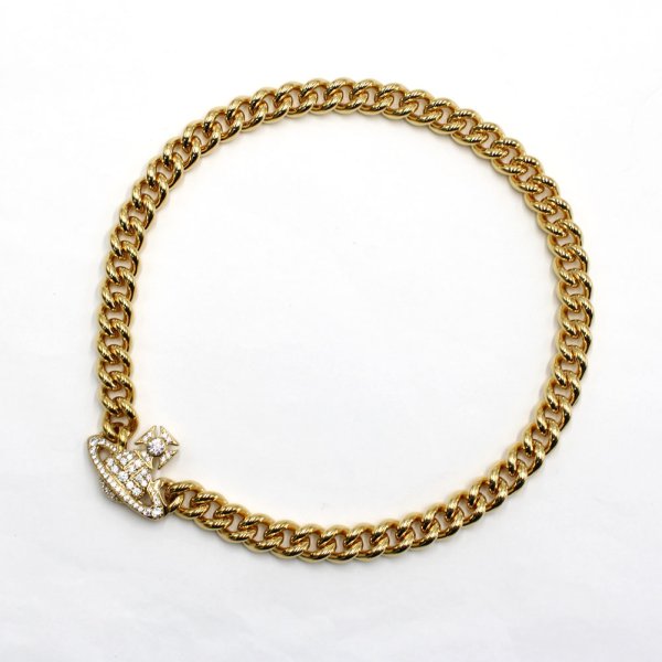 画像3: Vivienne Westwood ヴィヴィアン ウエストウッド 63030023-02R102 GRAZIELLA SMALL CHOKER チョーカー ネックレス アクセサリー レディース (3)