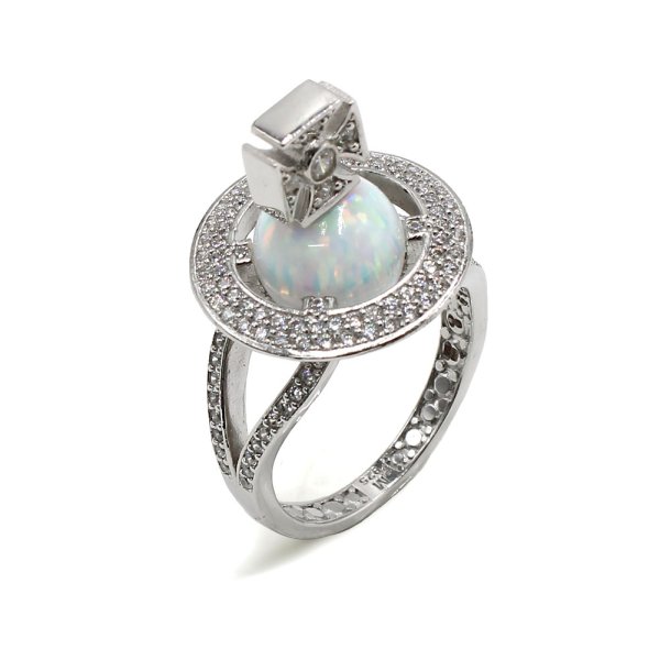 画像1: Vivienne Westwood ヴィヴィアン ウエストウッド 6404017K-01P475 EABHA RING リング アクセサリー メンズ レディース #S (1)
