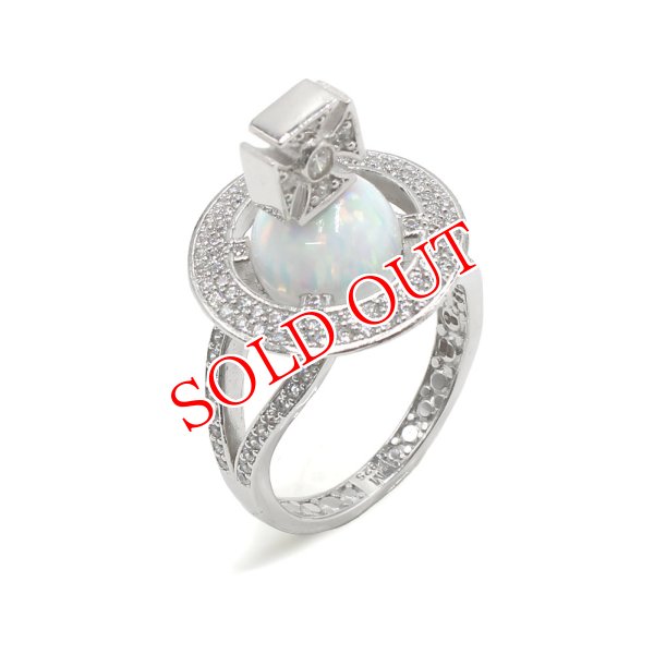 画像1: Vivienne Westwood ヴィヴィアン ウエストウッド 6404017K-01P475 EABHA RING リング アクセサリー メンズ レディース #XS (1)