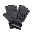 画像1: GUCCI グッチ 726586-4GABX-1360 カシミア フィンガーレスグローブ 手袋 メンズ レディース ユニセックス #L (1)