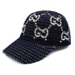 画像1: GUCCI グッチ 747331-4HAY7-4000 キャップ ベースボールキャップ モノグラム 帽子 メンズ レディース ユニセックス  #L (1)