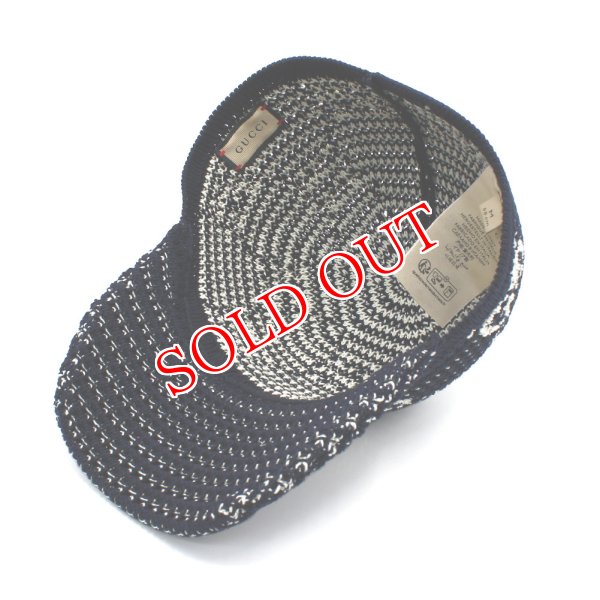 画像4: GUCCI グッチ 747331-4HAY7-4000 キャップ ベースボールキャップ モノグラム 帽子 メンズ レディース ユニセックス  #L (4)