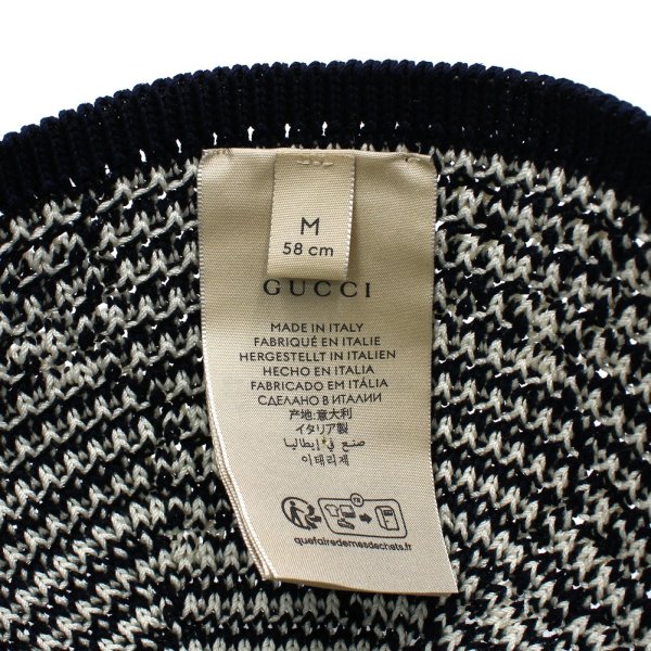 画像8: GUCCI グッチ 747331-4HAY7-4000 キャップ ベースボールキャップ モノグラム 帽子 メンズ レディース ユニセックス  #L (8)