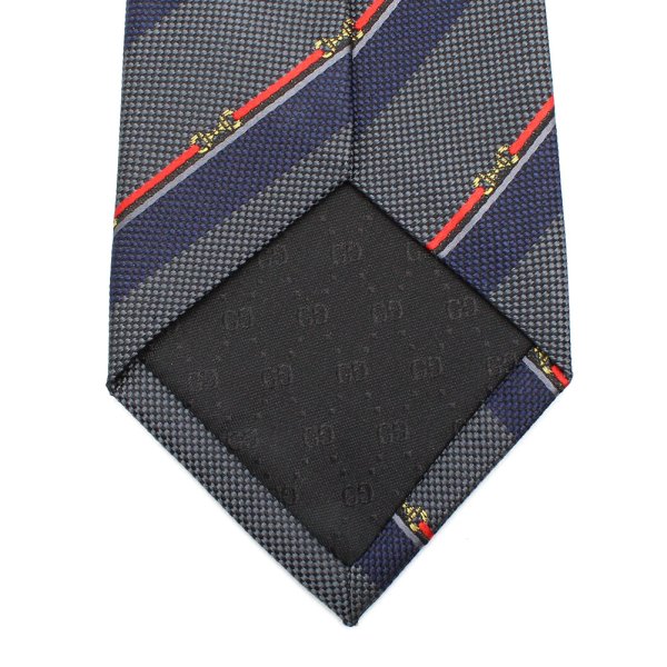 画像3: GUCCI グッチ 765041-4EABA-1474 ネクタイ TIE ホースビット シルクジャカード メンズ (3)