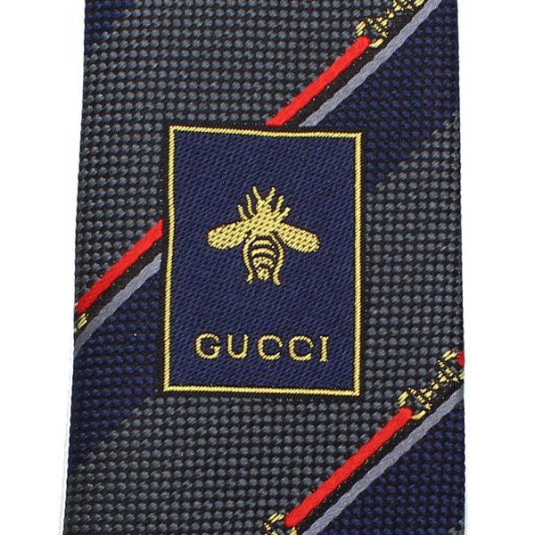 画像5: GUCCI グッチ 765041-4EABA-1474 ネクタイ TIE ホースビット シルクジャカード メンズ (5)
