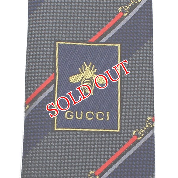 画像5: GUCCI グッチ 765041-4EABA-1474 ネクタイ TIE ホースビット シルクジャカード メンズ (5)