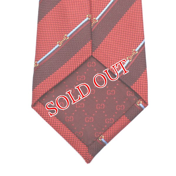 画像3: GUCCI グッチ 765041-4EABA-6469 ネクタイ TIE ホースビット シルクジャカード メンズ (3)
