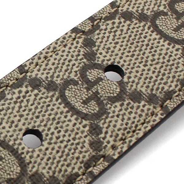 画像6: GUCCI グッチ 771105 BTTAN 2158 BELT ベルト リバーシブル 回転バックル GGスプリーム キャンバス メンズ #100 (6)