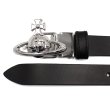 画像2: VIVIENNE WESTWOOD ヴィヴィアンウエストウッド 8201006HU-L0022-N401 BELTS SMALL LINE ORB BUCKLE ベルト メンズ (2)