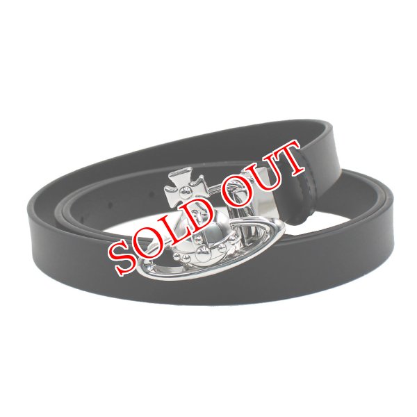 画像6: VIVIENNE WESTWOOD ヴィヴィアンウエストウッド 8201006HU-L0022-N401 BELTS SMALL LINE ORB BUCKLE ベルト メンズ (6)